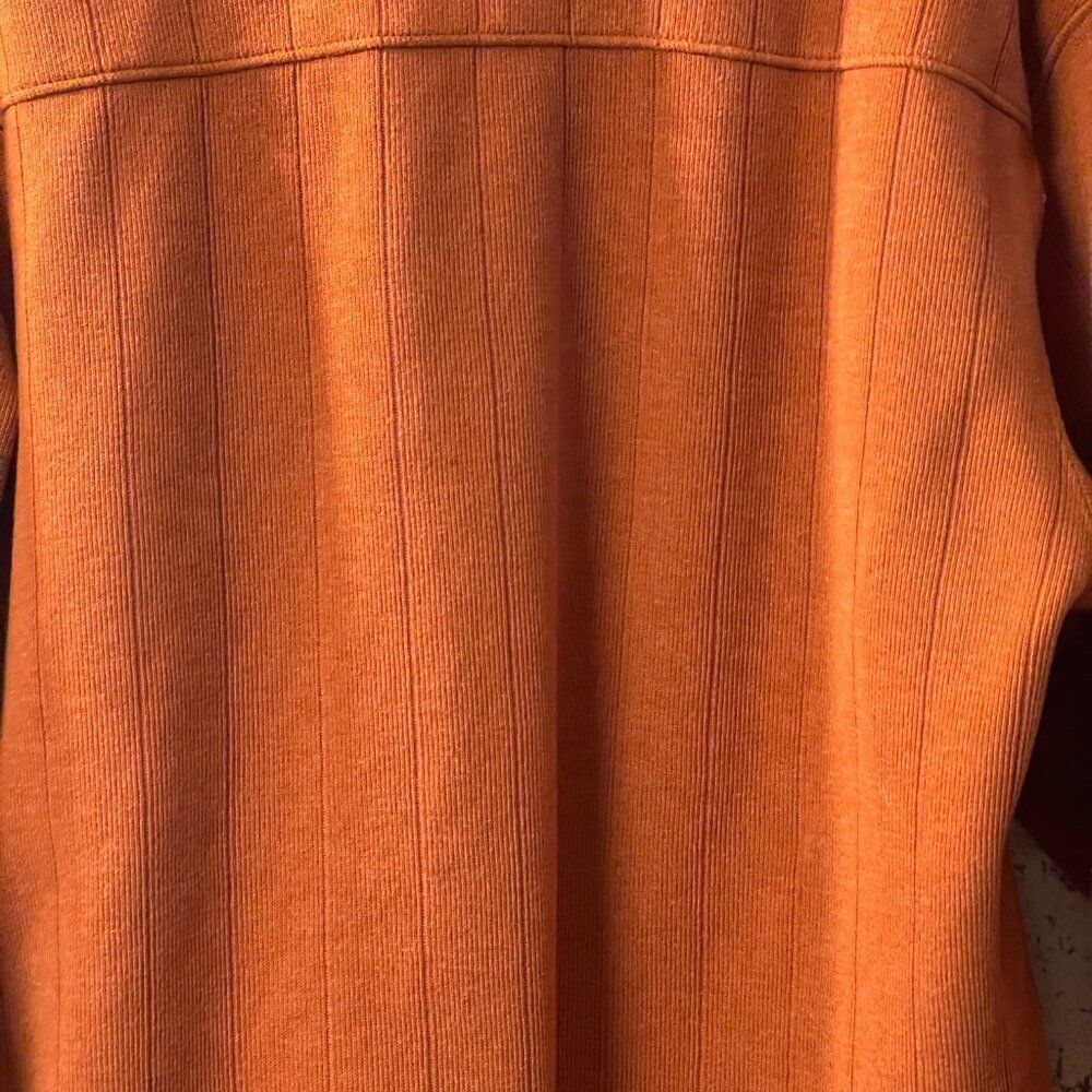 Columbia Men's Half Zip Long Sleeve Pullover Burnt Orange Large - Picture 7 of 9